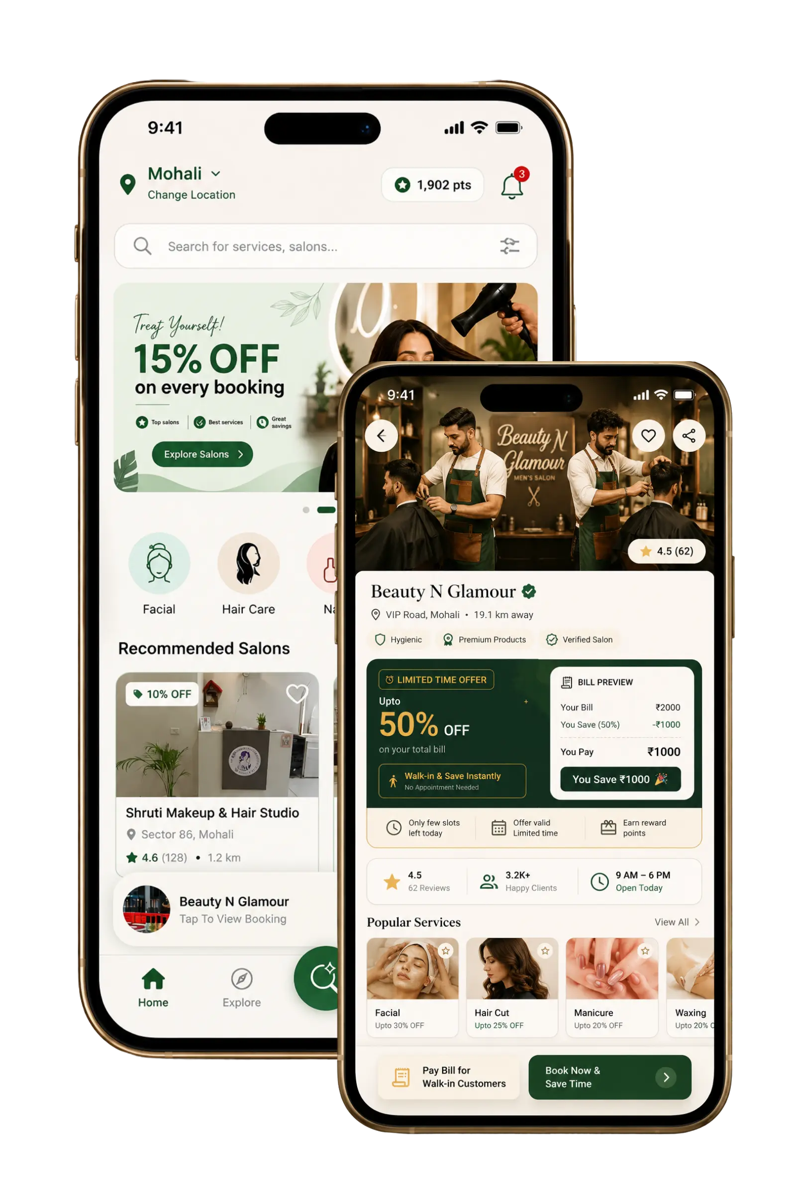 Bridal Touches Salon Booking App