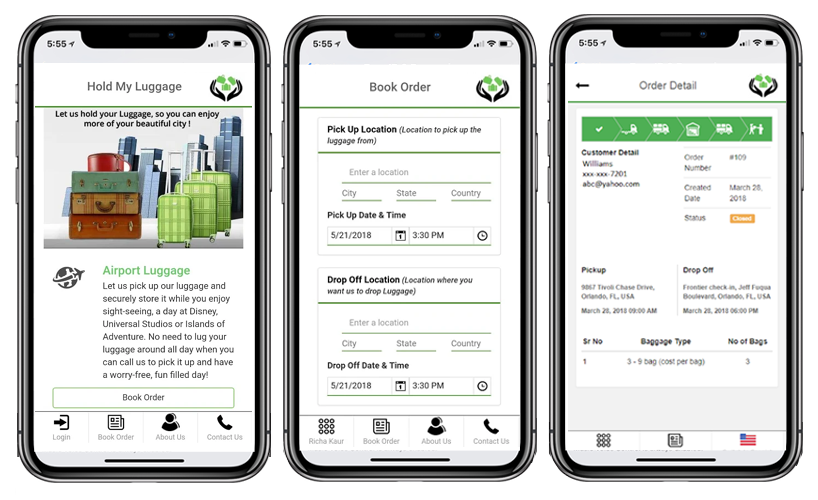 Hold My Luggage App